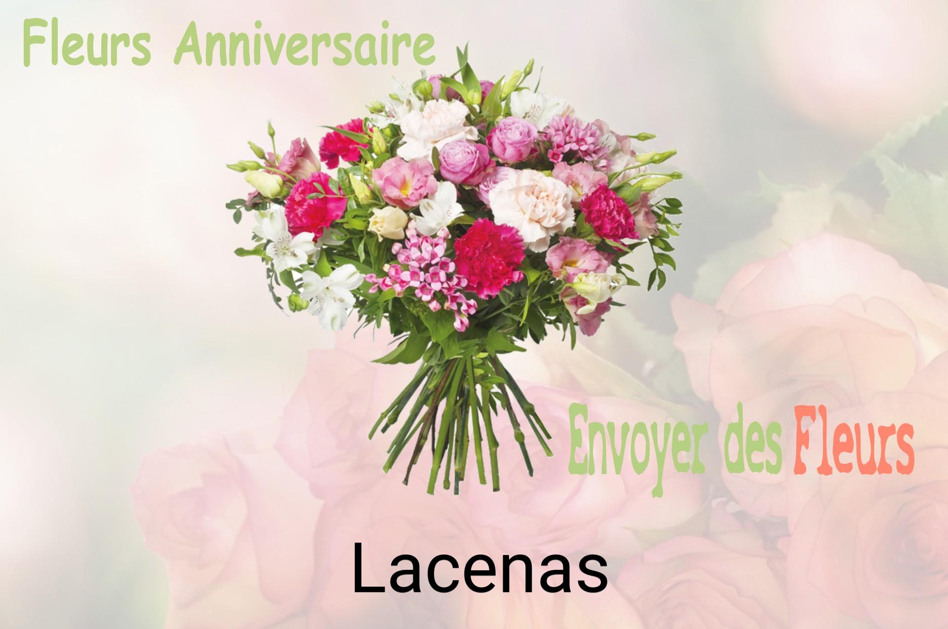 Bouquet de fleurs d’anniversaire livré à Lacenas